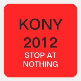 STICKER CARRÉ KONY 2012
