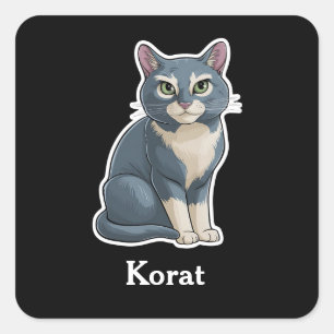 Sticker Carré Korat