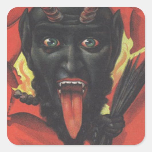 Sticker Carré Krampus (Devant)