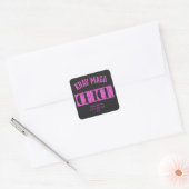 Sticker Carré Krav Maga Chick (Enveloppe)