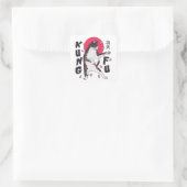 Sticker Carré Kung Fu Cat (Sac)