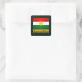 Sticker Carré Kurdistan (Un Peuple, Une Nation) (Sac)