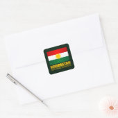 Sticker Carré Kurdistan (Un Peuple, Une Nation) (Enveloppe)