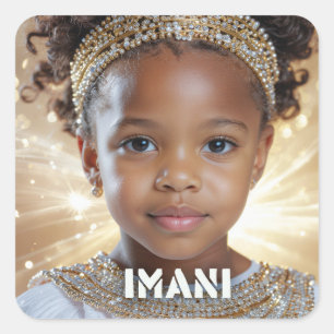 STICKER CARRÉ KWANZAA - IMANI -