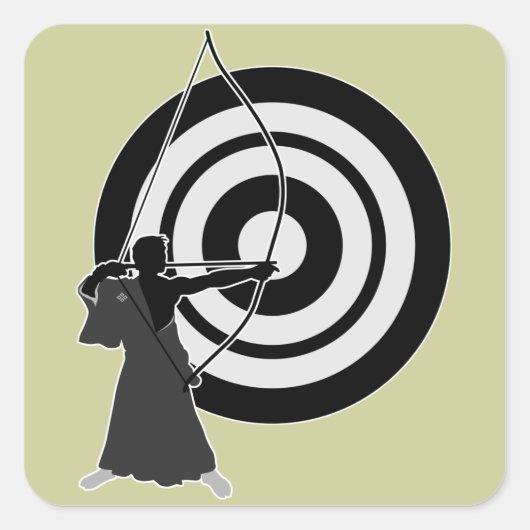 Sticker Carré Kyudo3 (Devant)