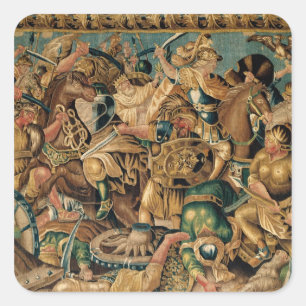 Sticker Carré La bataille d'Arbelles dans 333 AVANT JÉSUS