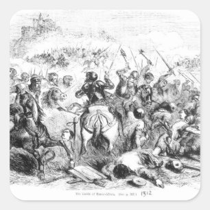 Sticker Carré La bataille de Bannockburn en 1314