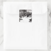 Sticker Carré La bataille de la Washita (Sac)