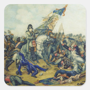 Sticker Carré La bataille de waterloo en 1815, 1831