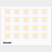 Sticker Carré La belle-mère cinq étoiles (Feuille)