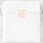 Sticker Carré La belle-mère cinq étoiles (Sac)