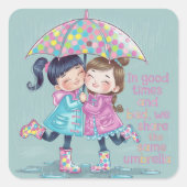 Sticker Carré La Bête (Devant)