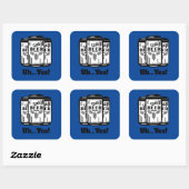 Sticker Carré La Bière Artisanale Peut Euh...Oui ! (Feuille)