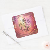 Sticker Carré La Bonne Vie (Enveloppe)