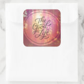 Sticker Carré La Bonne Vie (Sac)