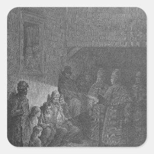 Sticker Carré La boudine, de 'Londres, un Pilgrimage