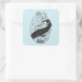 Sticker Carré La Brise De Mer Est Un Parfum (Sac)