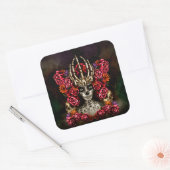 Sticker Carré La Calavera Catrina (Enveloppe)