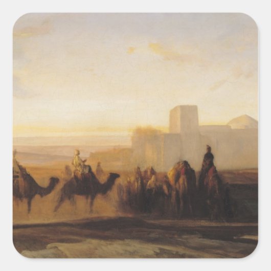 Sticker Carré La Caravane (Devant)