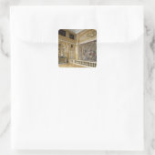 Sticker Carré La chambre de nuit de Louis XIV (Sac)