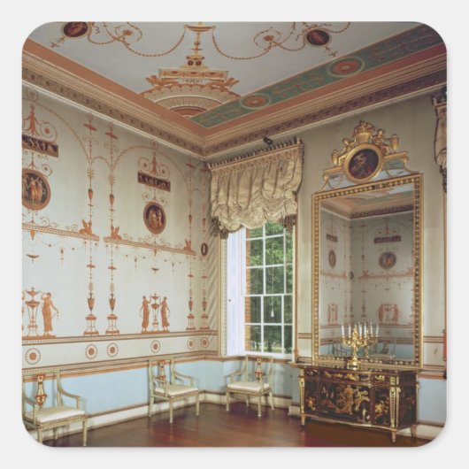 Sticker Carré La Chambre étrusque (Devant)