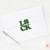 Sticker Carré La chance pour les Irlandais (Enveloppe)