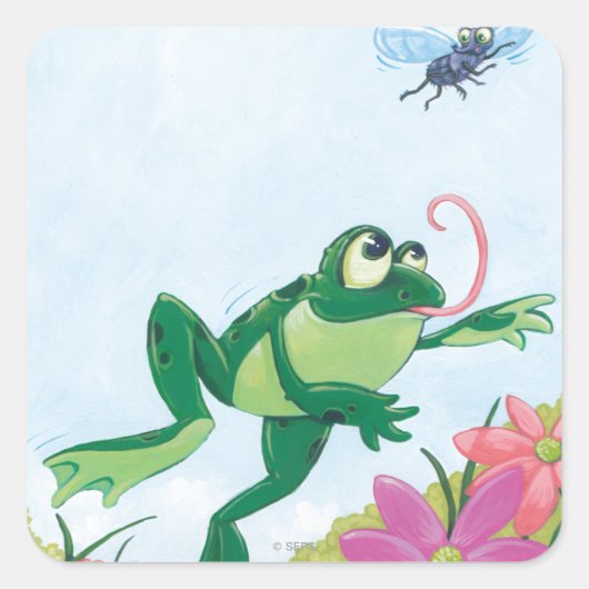 Sticker Carré La Chase (Devant)