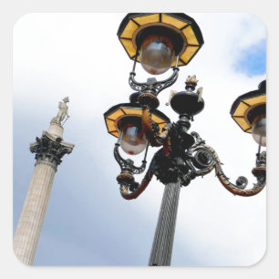 Sticker Carré La colonne de Nelson Londres