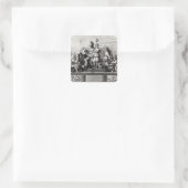 Sticker Carré La Constitution française (Sac)