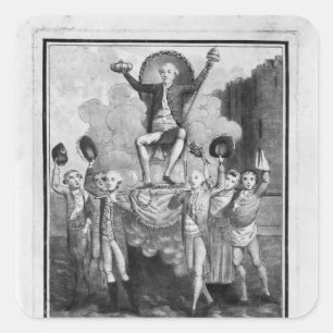 Sticker Carré La constitution française