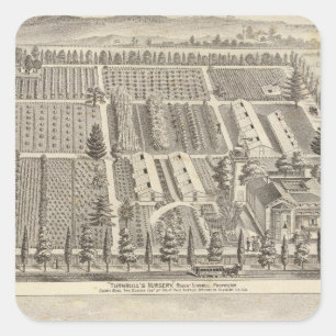 Sticker Carré La crèche de Turnbull, recherche de Fitch