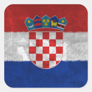 Sticker Carré La Croatie