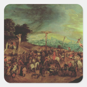 Sticker Carré La Crucifixion