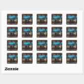 Sticker Carré La Dernière soupe 3 (Feuille)