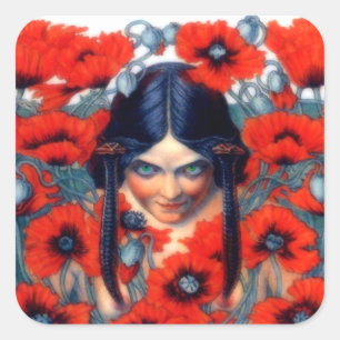 Sticker Carré La destruction