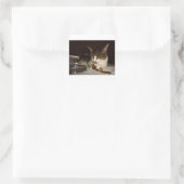 Sticker Carré La faim pour les cassettes (Sac)