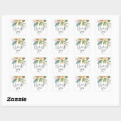 Sticker Carré La faune et la flore (Feuille)