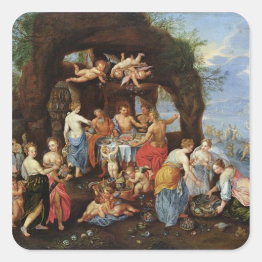 Sticker Carré La fête des dieux (Devant)