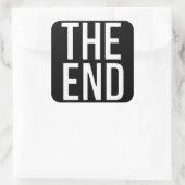 Sticker Carré La fin (Sac)