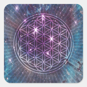 Sticker Carré La Fleur