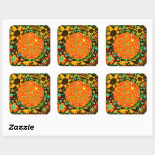 Sticker Carré La Foi d'Irelyn Miracle Floral Fun