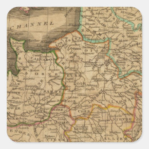 Sticker Carré La France 13