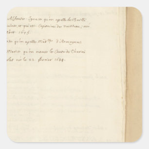 Sticker Carré La France 25