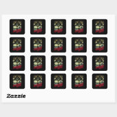 STICKER CARRÉ LA FRONTIÈRE DU CAUCHEMAR (Feuille)