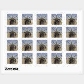 Sticker Carré La fusée Soyouz est montée en position 3 (Feuille)