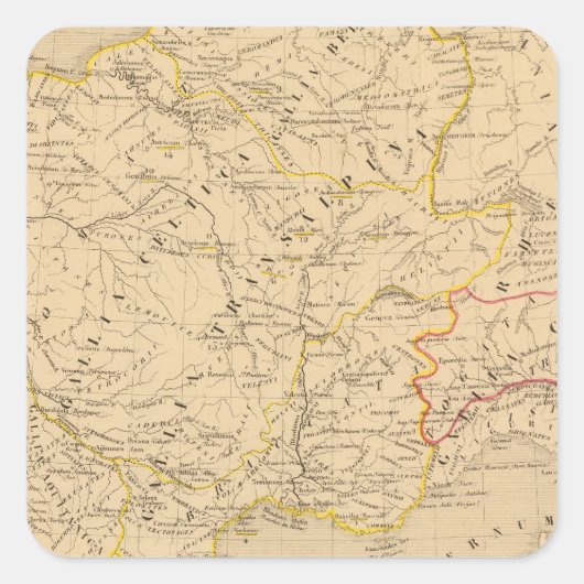 Sticker Carré La Gaule (Devant)