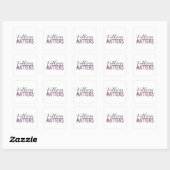 Sticker Carré La gentillesse compte (Feuille)