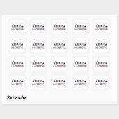 Sticker Carré La gentillesse compte (Feuille)