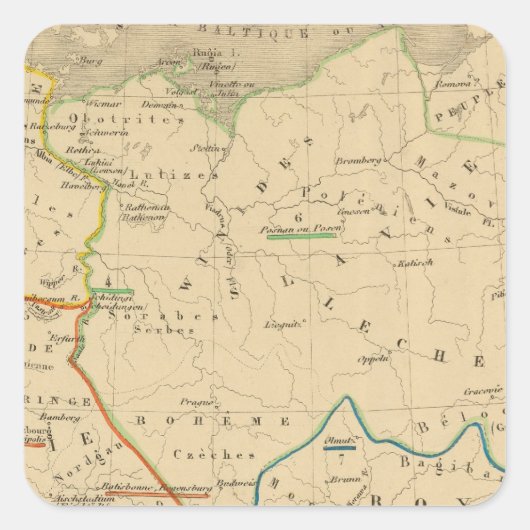 Sticker Carré La Germanie 511 a 741 (Devant)