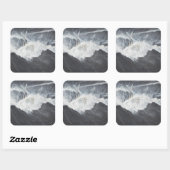 Sticker Carré La gigantesque vague (Feuille)